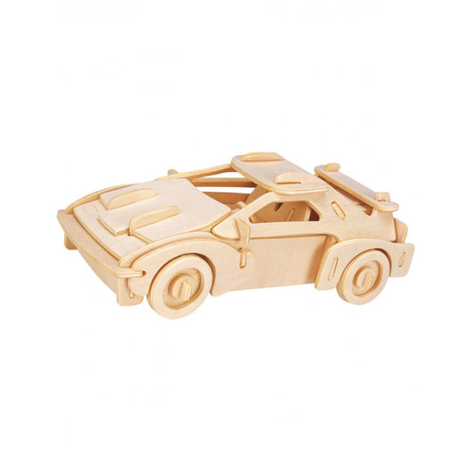 puzzle 3D en bois voiture de course de Gepetto - puzzle 3D en bois voiture de course de Gepetto