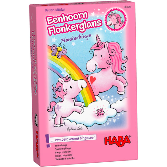 eenhoorn flonkerglans - flonkerbingo NED