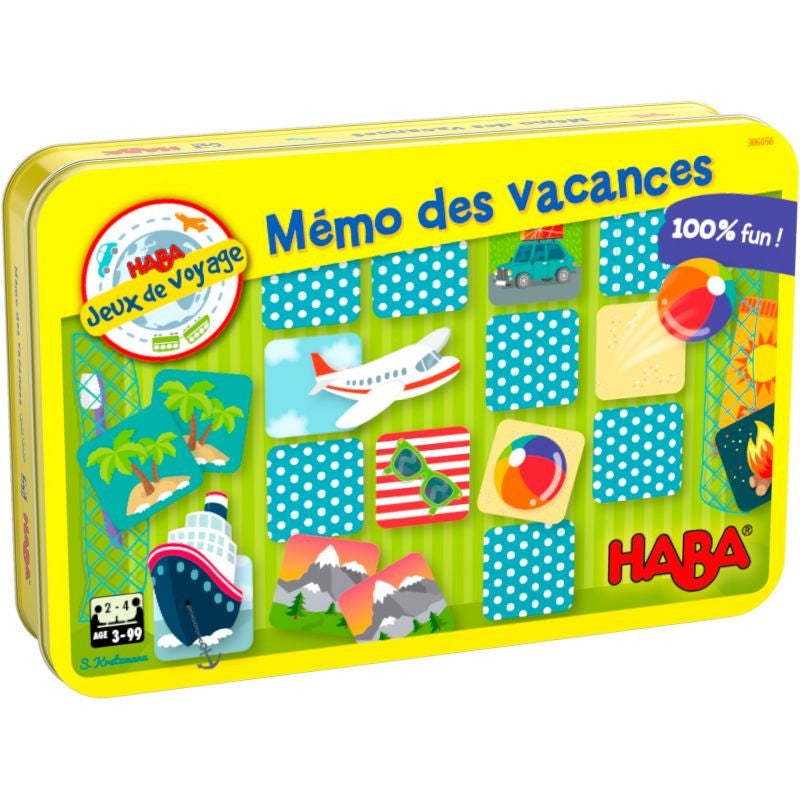 jeu memo des vacances FRA