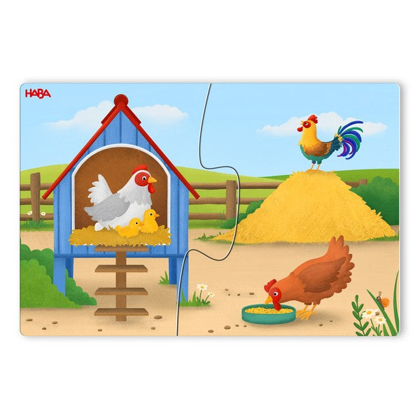 lot de 10 puzzles à la ferme