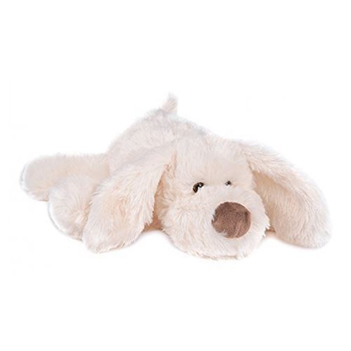 knuffel hond cookie ecru - 50cm - peluche chien cookie ecru