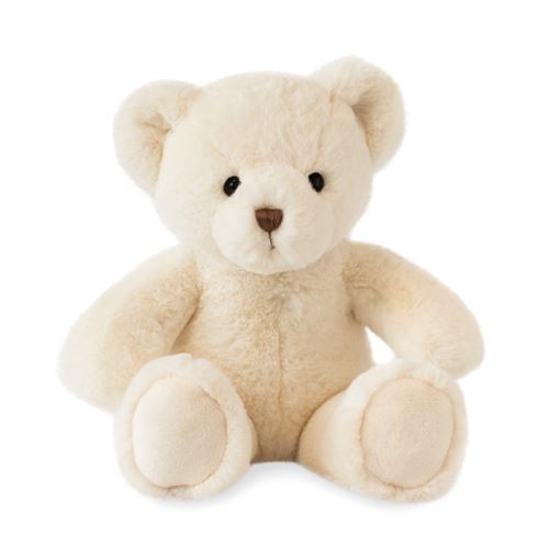knuffel beer wit titours - 34 cm - peluche ours blanche titours