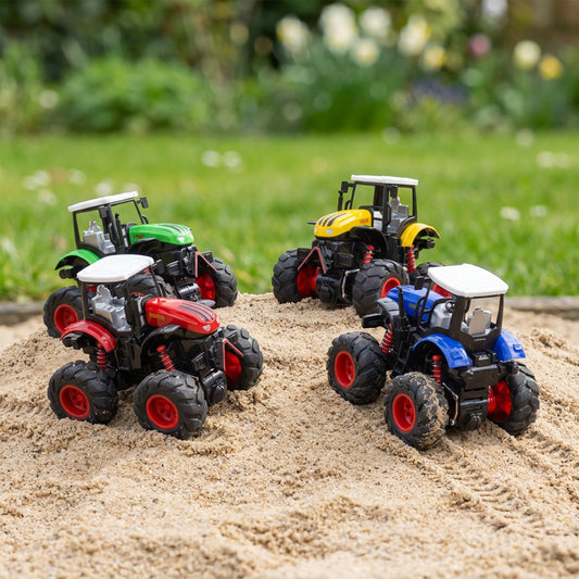 tractor in metaal