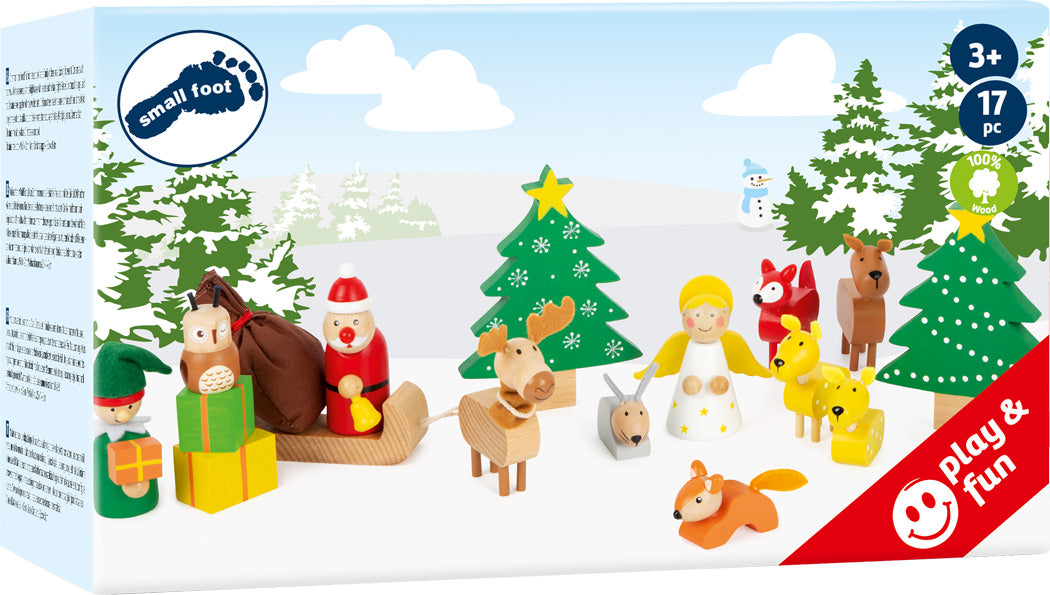 kerst speelset bosdieren