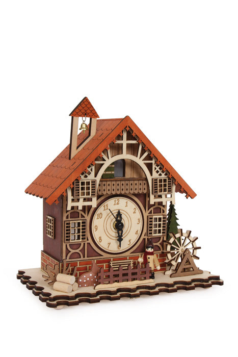 klok boshuis - clock timbered house - horloge maison forestière