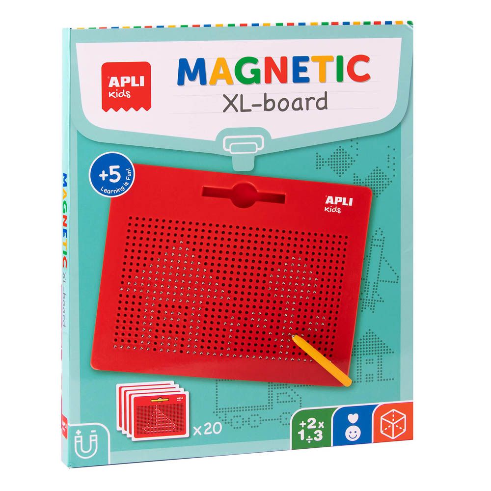 xl magneetbord met pen - apli -  tableau magnétique xl avec stylo magnétique
