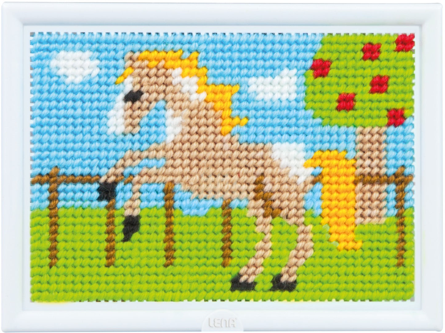 borduren afbeelding paard