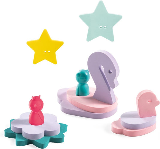 jouets de bain puzzle amis étang de fées Quutopia