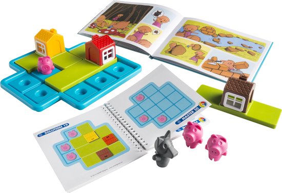 jeux intelligents trois petits cochons