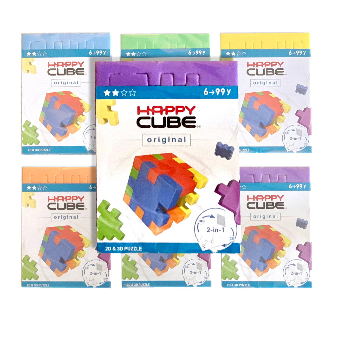 smartgames happy cube niveau original ** / pièce couleur au choix