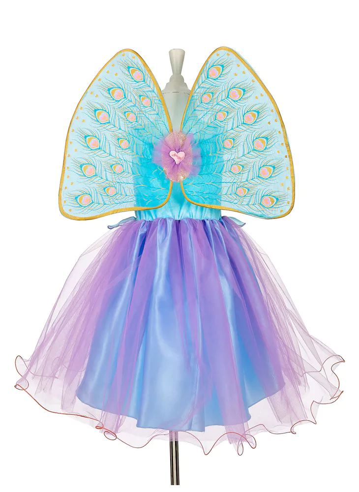 ensemble de déguisements, robe d'elfe avec ailes - Tamara - robe de fée avec ailes