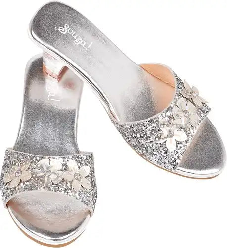schoentjes zilvermetallic - mariona -chaussures argentés