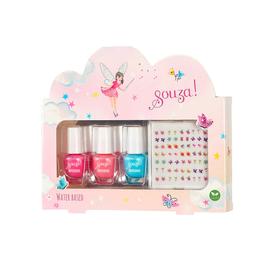 set nagellak & nagelstickers elfjes