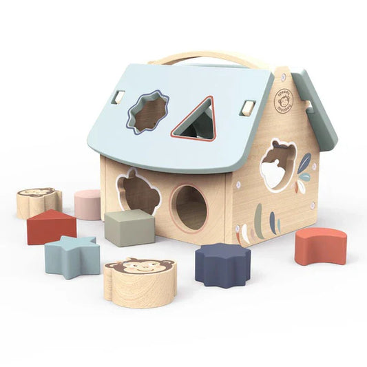 sorteerbox huis van vormen