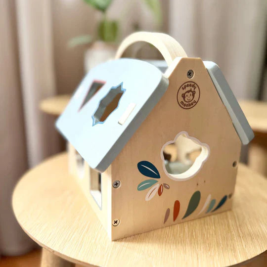sorteerbox huis van vormen