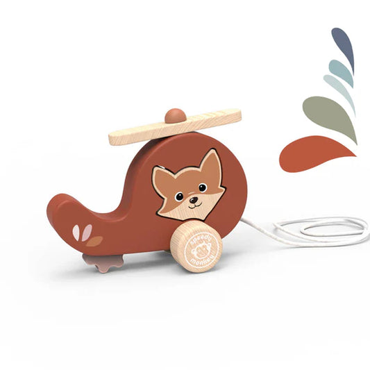 Figurine à tirer en forme de voiture koala