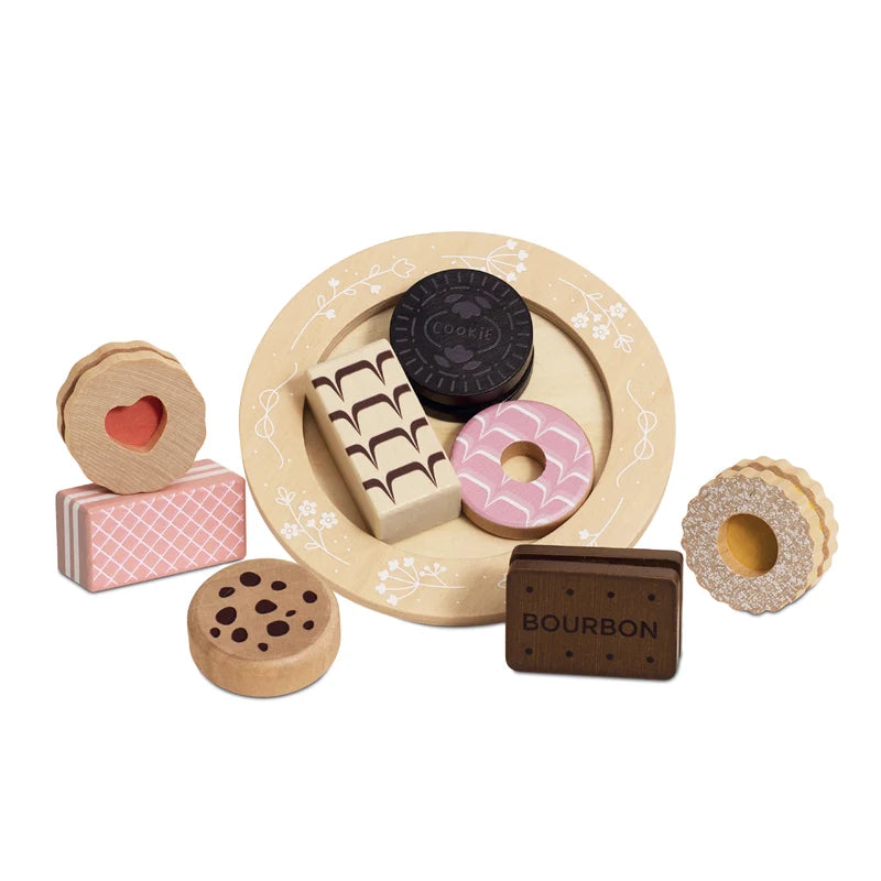lot de biscuits faits maison dans du bois