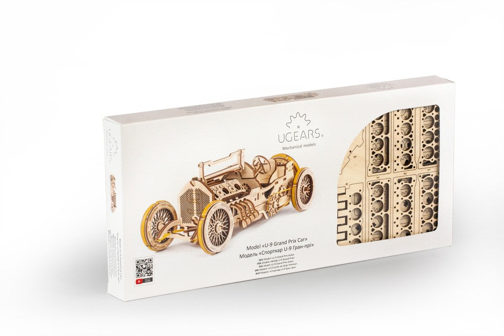 voiture puzzle 3D en bois - Voiture grand prix U-9 - puzzle en bois 3D voiture