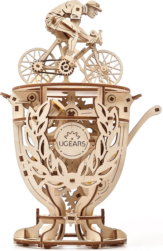 puzzle 3D en bois automate cycliste