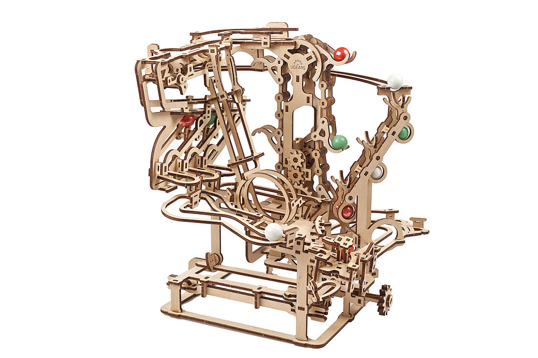 puzzle 3D en bois Marble Run - Marble Run #1 Chain Hoist" niveau : avancé 400pc - puzzle en bois 3D piste de marbre