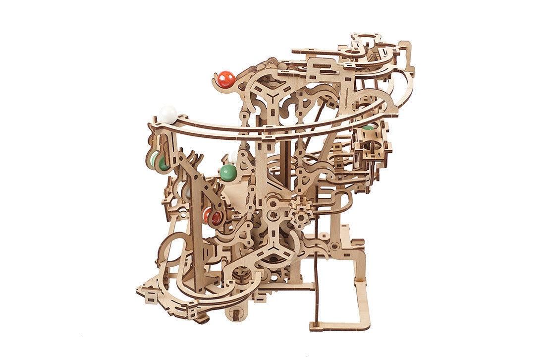 puzzle 3D en bois Marble Run - Marble Run #1 Chain Hoist" niveau : avancé 400pc - puzzle en bois 3D piste de marbre