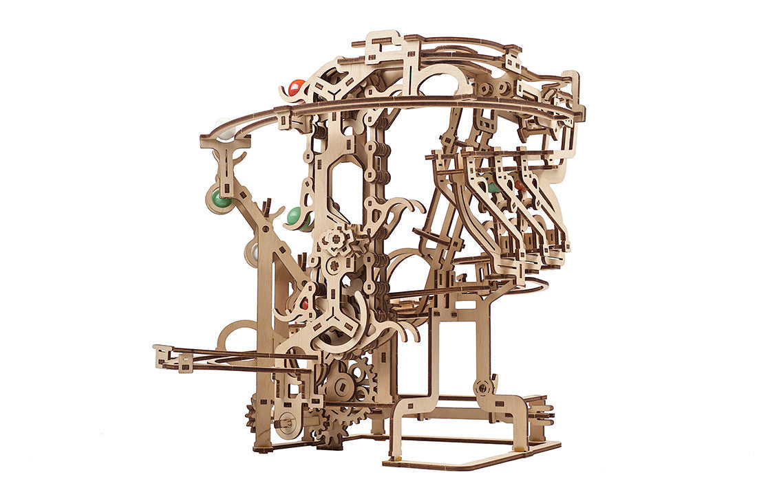 puzzle 3D en bois Marble Run - Marble Run #1 Chain Hoist" niveau : avancé 400pc - puzzle en bois 3D piste de marbre