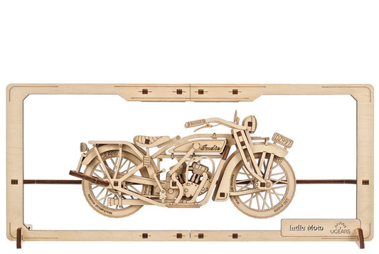 houten 2,5D puzzel - indie moto - puzzle en bois 2,5D