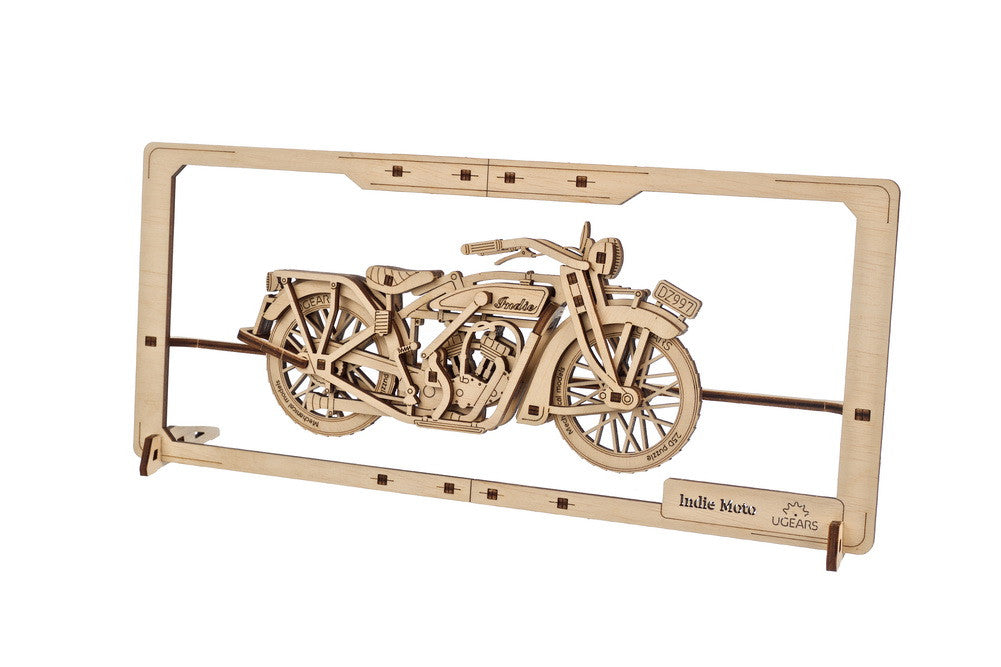 houten 2,5D puzzel - indie moto - puzzle en bois 2,5D