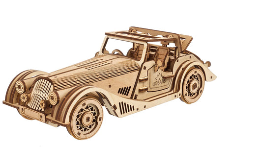 houten 3D puzzel sportauto - rapid mouse - puzzle en bois 3D voiture de sport