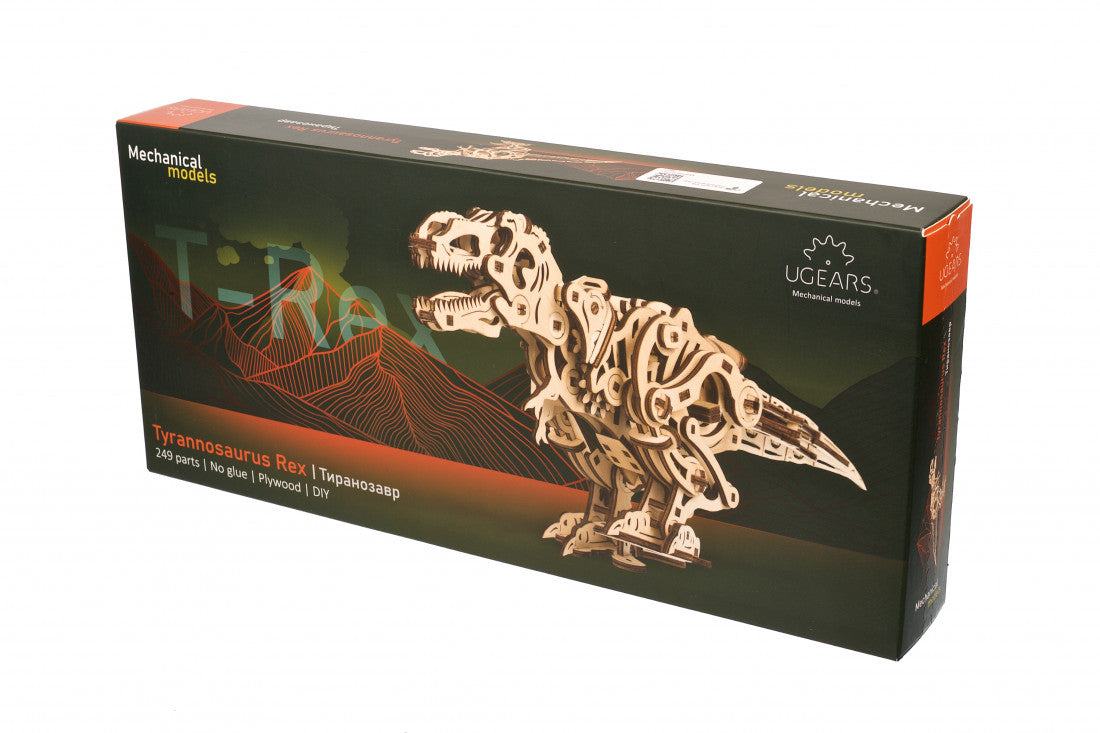 puzzle 3D en bois - tyrannosaure rex - puzzle en bois 3D