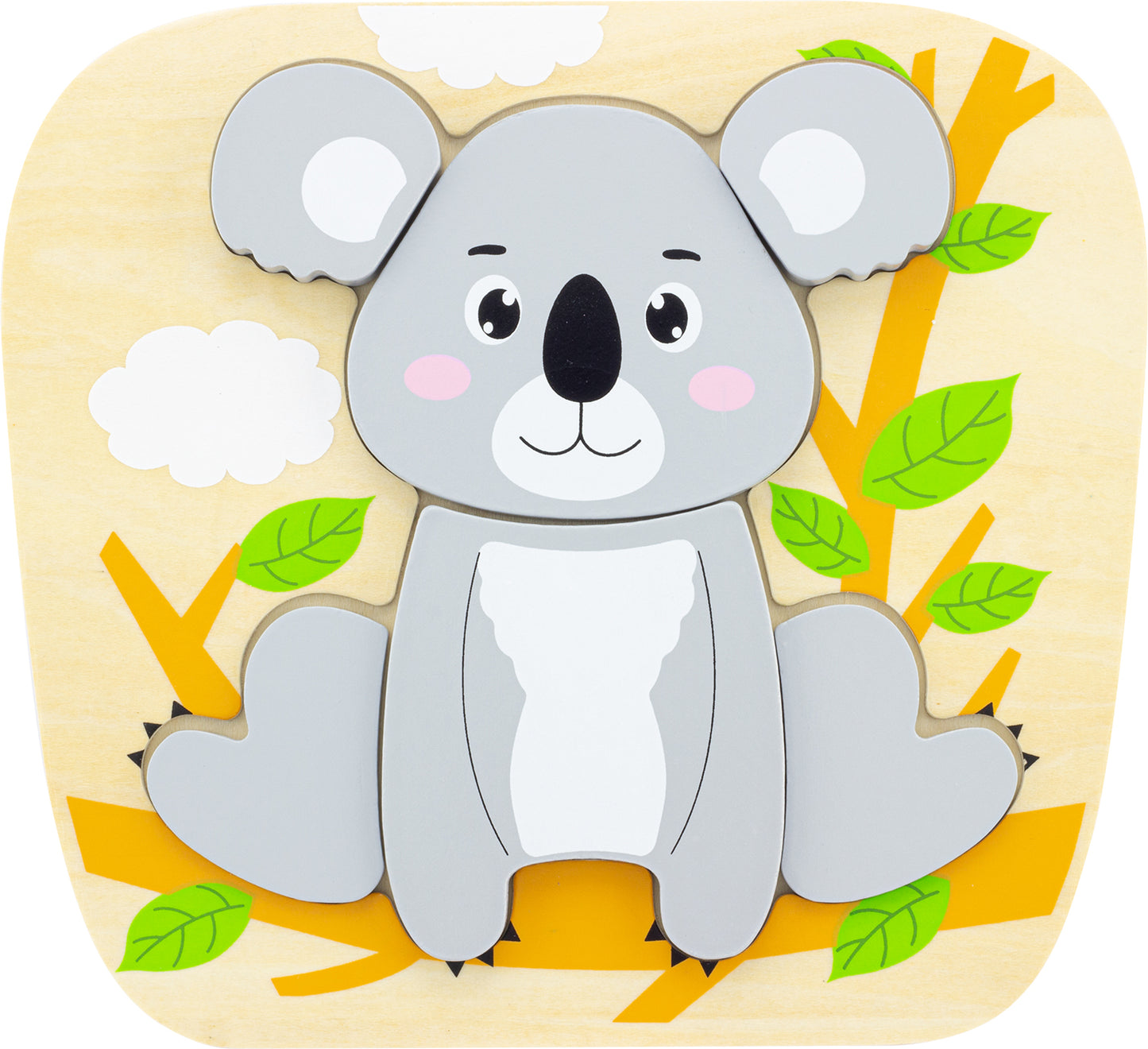 puzzle en bois koala - 6pc - puzzle en bois koala