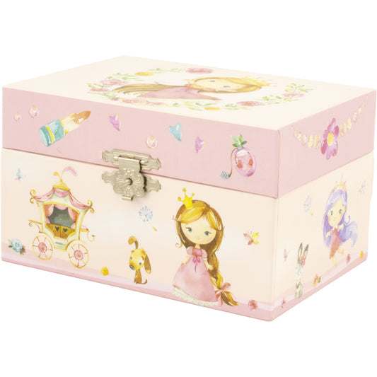 boîte à bijoux avec support à musique petite princesse