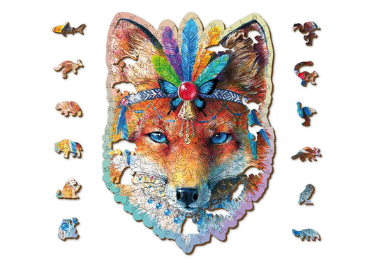 Puzzle en bois Renard mystique - 250 pièces