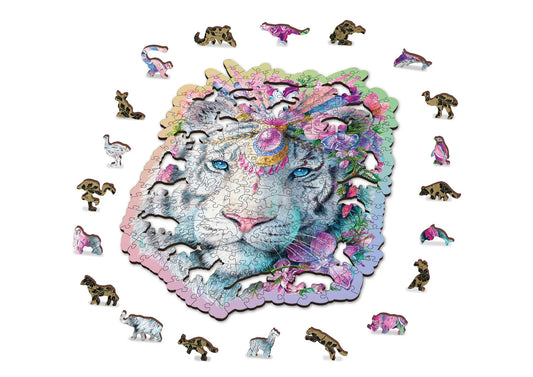 Puzzle en bois Tigre mystique - 250 pièces