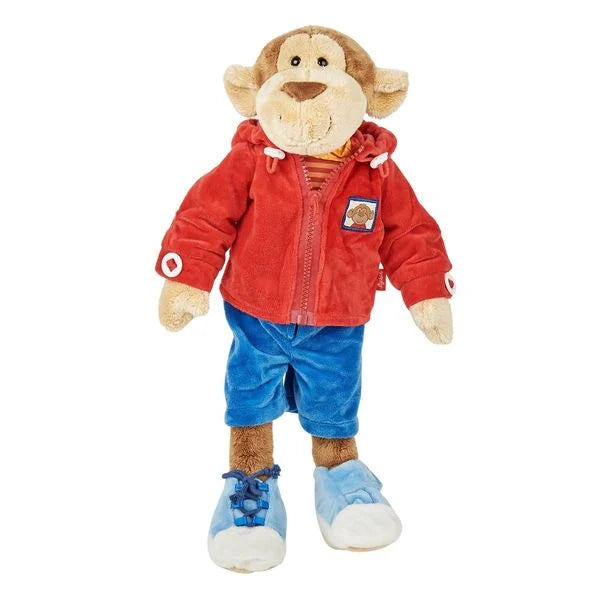 knuffel aankleedpop aap