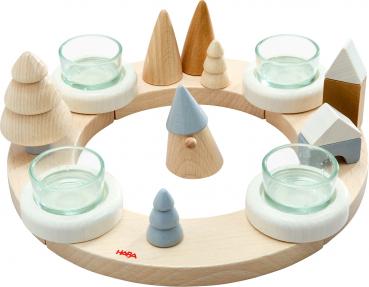 kerst adventskrans in hout - HABA