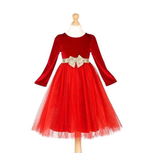 verkleedset jurk rood - Amarilla