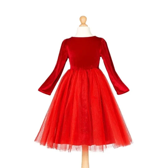 verkleedset jurk rood - Amarilla