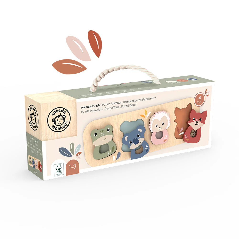 houten puzzel dieren