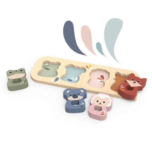 houten puzzel dieren