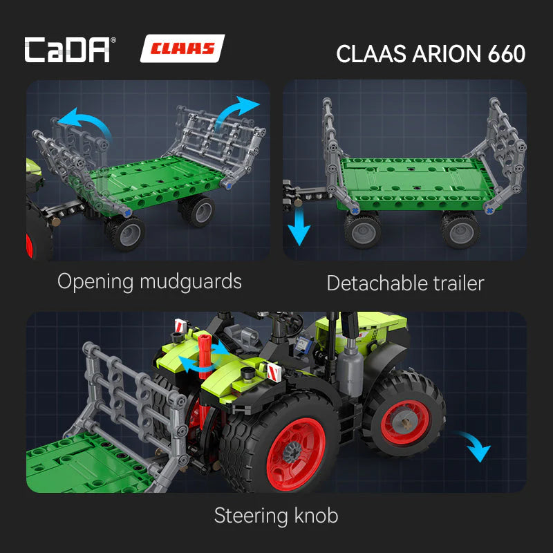 Kit de construction Mini Claas Arion 660 - Construction CADA