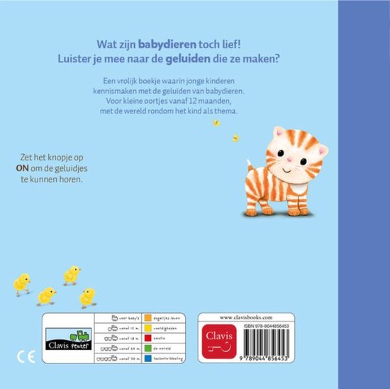 Livre de sons d'animaux pour bébés NED