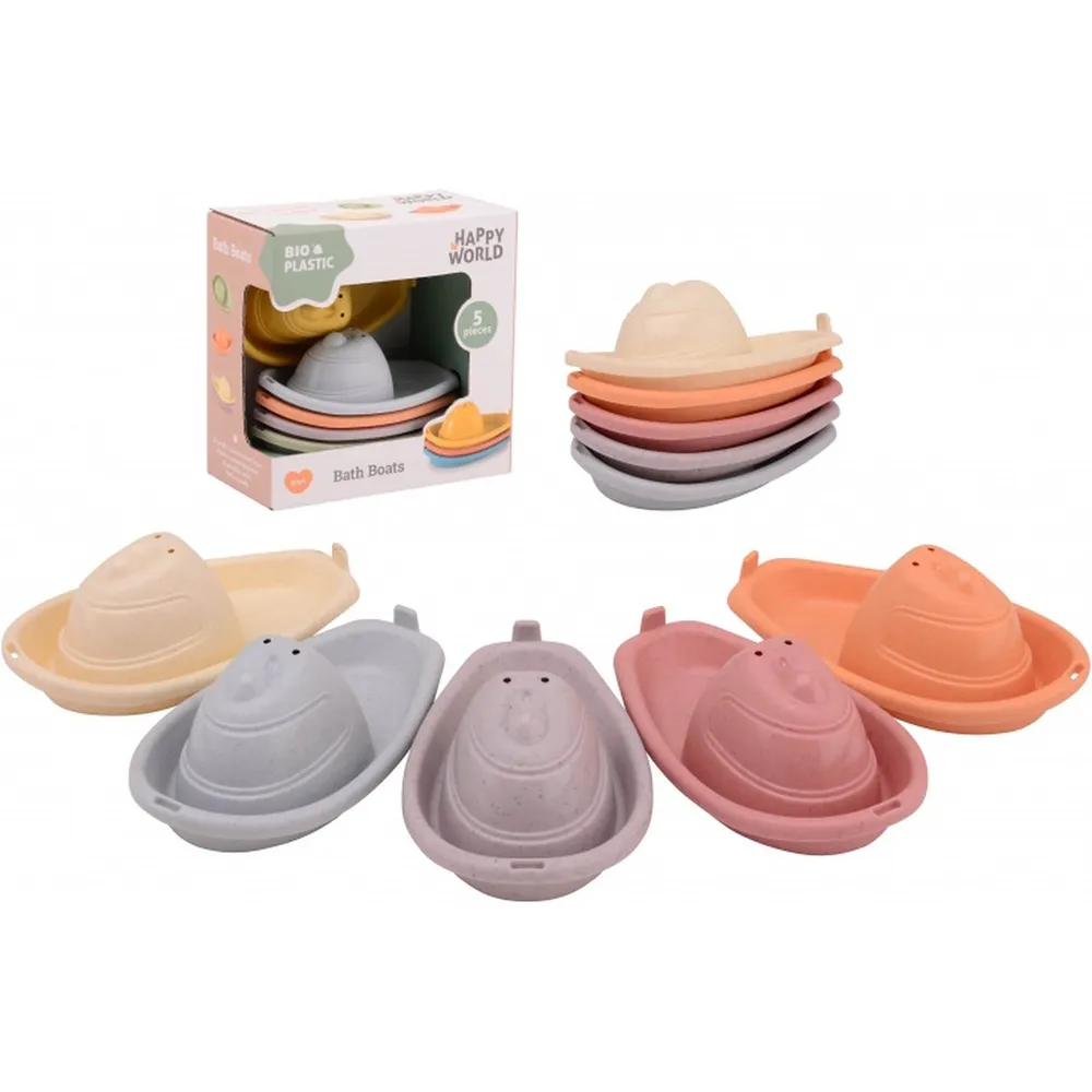 jouets de bain ensemble de 6 bateaux