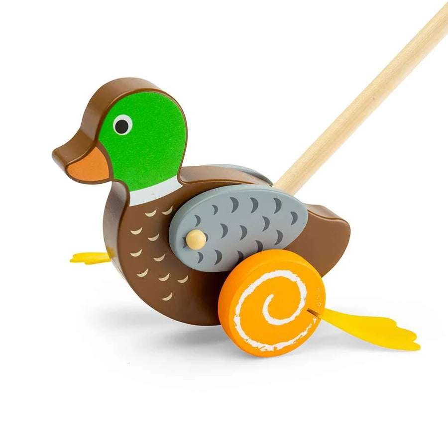 Personnage à pousser canard