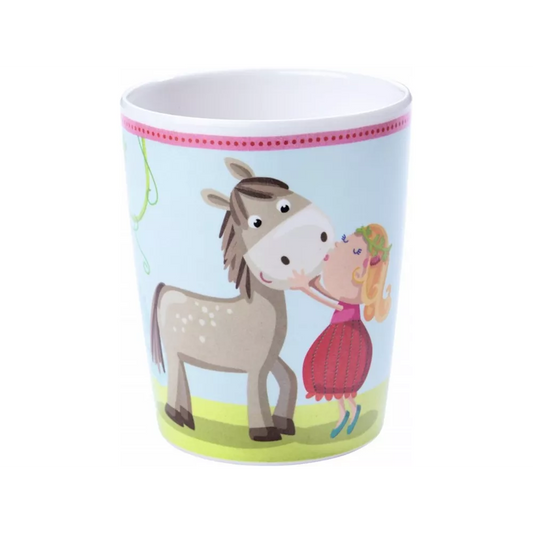 melamine eet servies voor peuter prinses & paard HABA