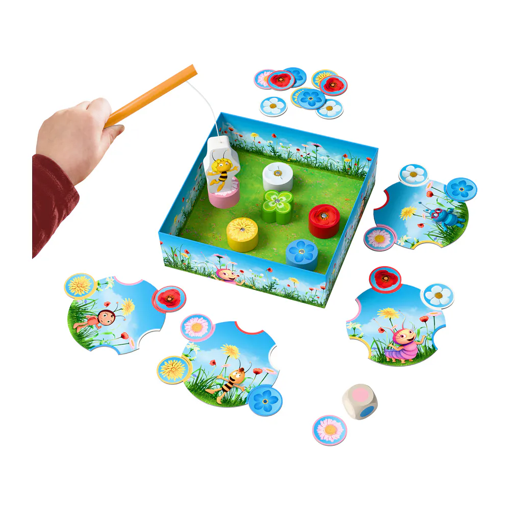 Jeu Maya l'abeille Pêche aux fleurs HABA NED FRA