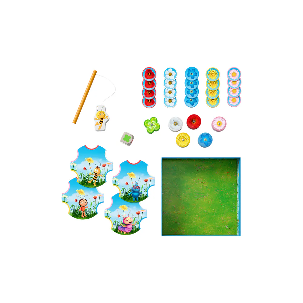 Jeu Maya l'abeille Pêche aux fleurs HABA NED FRA