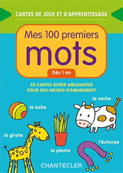 Cartes de jeux mes 100 premiers mots FRA