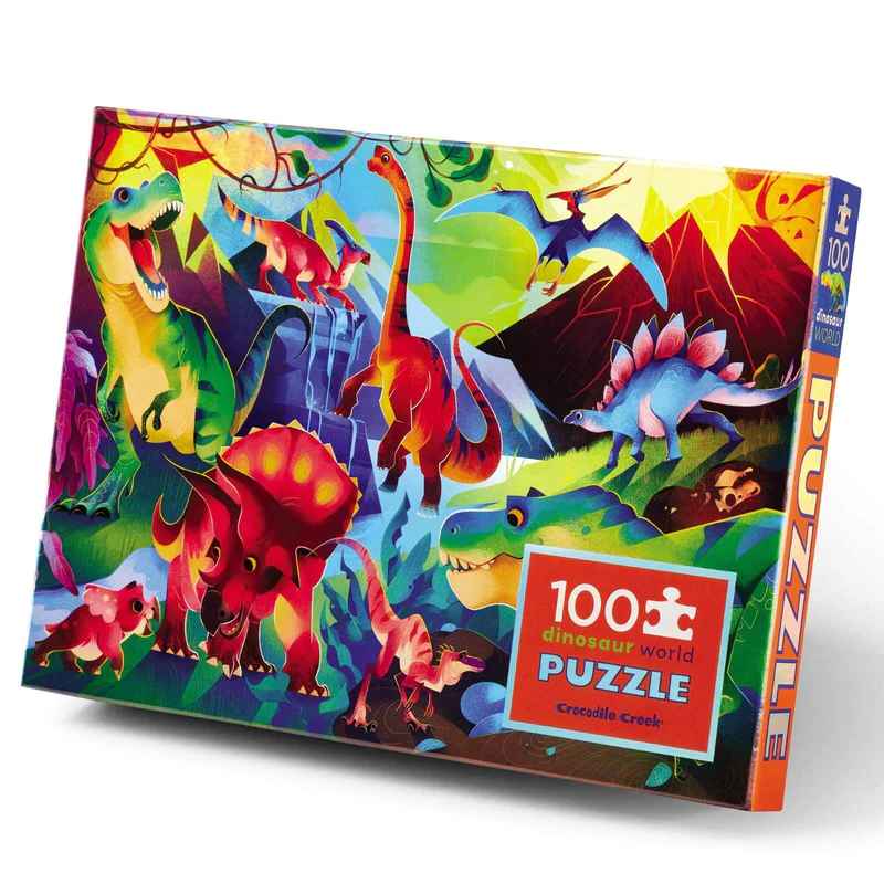 puzzle holographique monde des dinosaures 100pc
