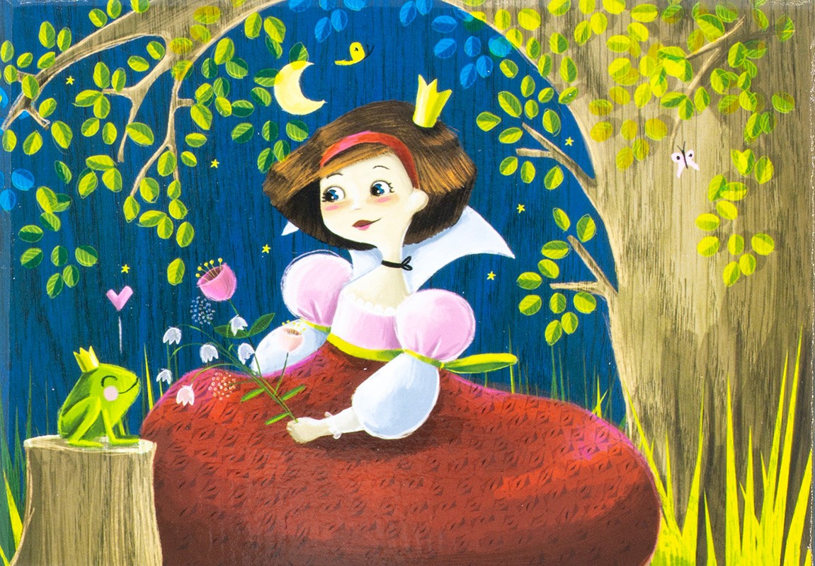 Boîte à bijoux musicale grenouille prince Medium